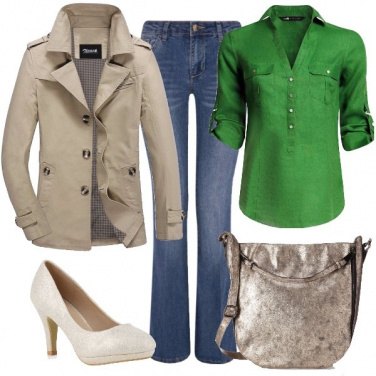 Outfit Lino verde