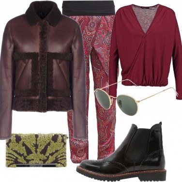 Outfit Accostamenti amaranto