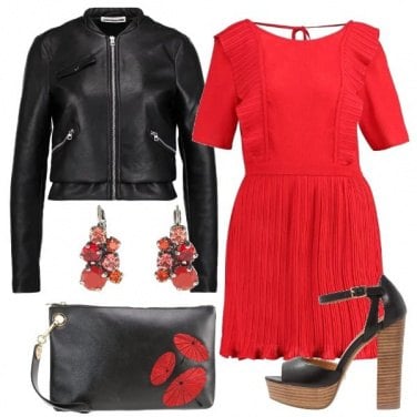 Outfit Il rosso colpisce sempre