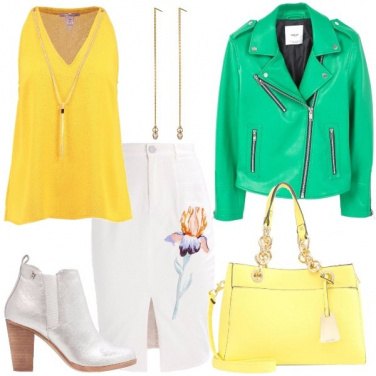 Outfit Verde e giallo