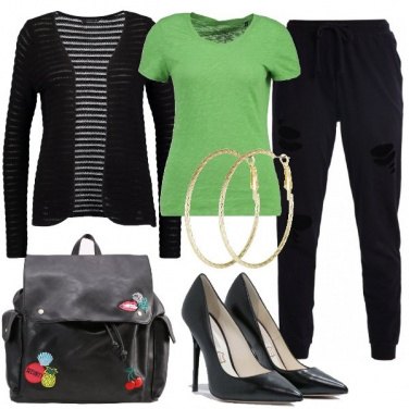 Outfit Tacco e tuta