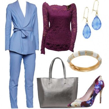 Outfit Fiocco sul tailleur