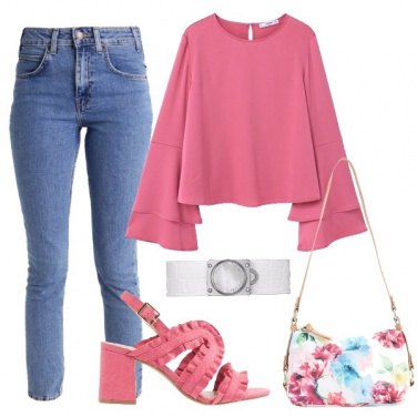 Outfit Il classico rosa