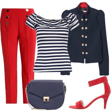 Outfit Bottoni sul tailleur