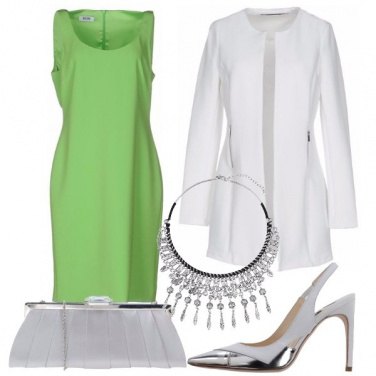 Outfit Il tubino verde prato