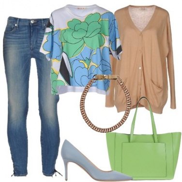 Outfit Top floreale