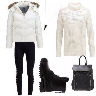 Outfit Bianco in rock