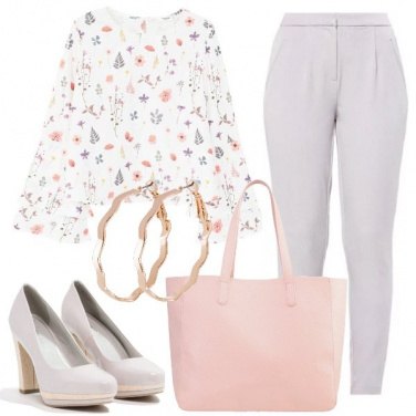 Outfit Fiori e foglie delicate