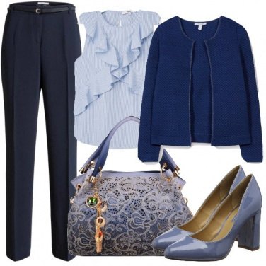 Outfit Volant e pizzo