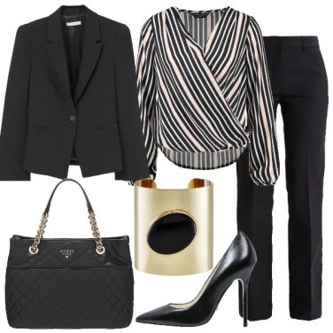 Outfit Righe delicate