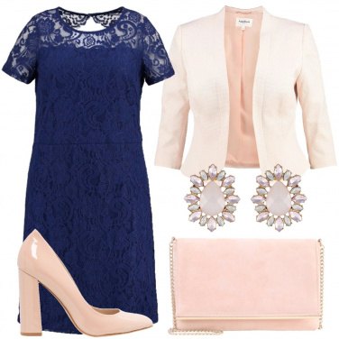 Outfit Elegante in blu