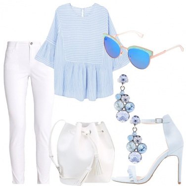 Outfit La camicia a righe
