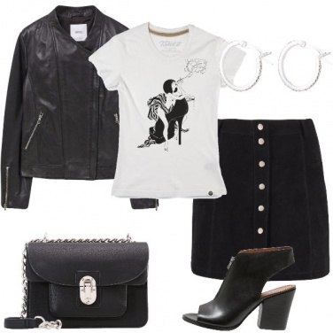Outfit La t-shirt rock