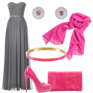 Outfit Meraviglioso abito grigio