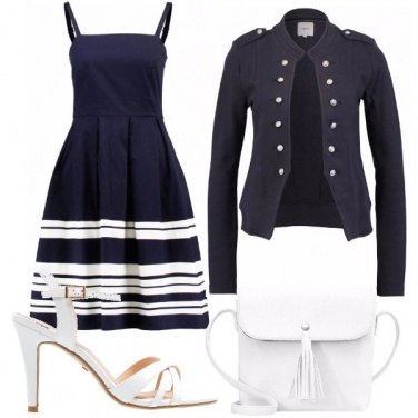 Outfit Blu e bianco