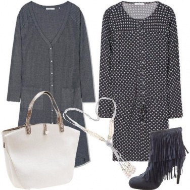 Outfit Le frange blu