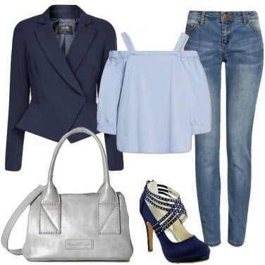 Outfit In ufficio ci vado in jeans