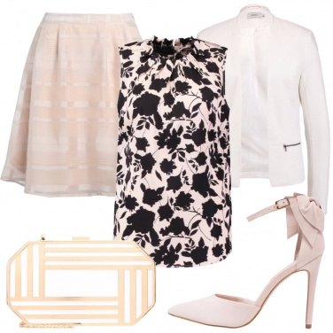 Outfit Romantica in rosa