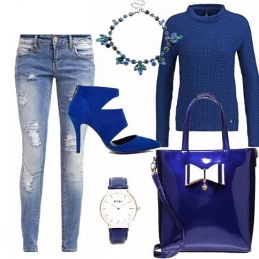 Outfit Non il solito blu...