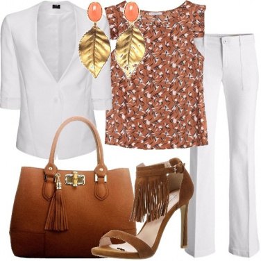 Outfit Cuoio e nappine