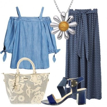 Outfit Gonna lunga in microfantasia