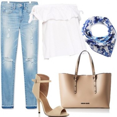 Outfit Spalle in mostra