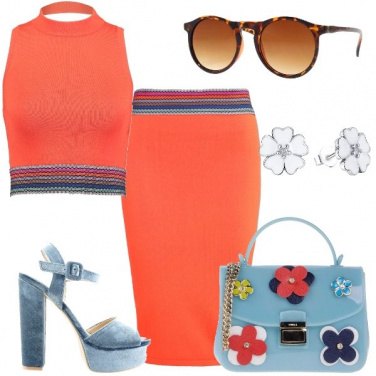 Outfit Una borsa a fiori