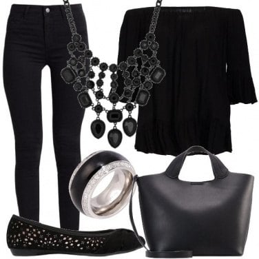 Outfit Dark nel cuore