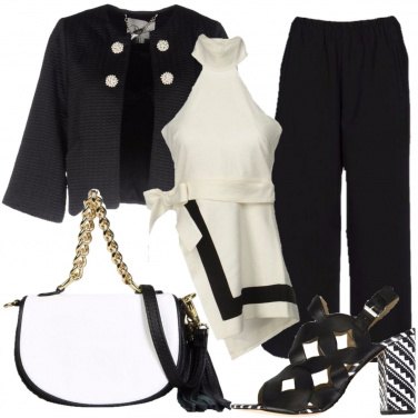 Outfit Bianco e nero