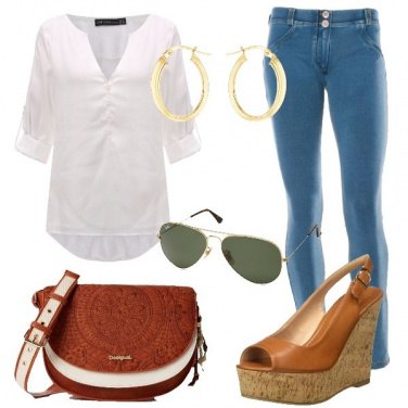 Outfit Il jeans aderente