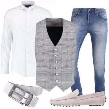 Outfit Jeans e gilet