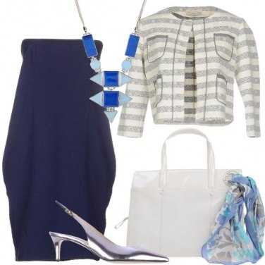 Outfit Vestito tacco medio e via