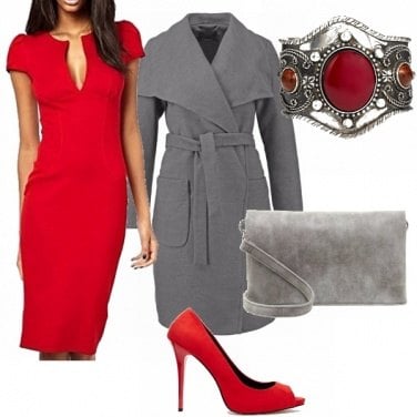 Outfit Low cost red