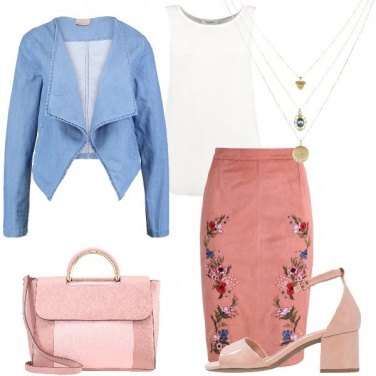 Outfit Il confort del tacco medio