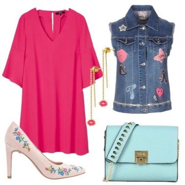 Outfit Labbra rosa