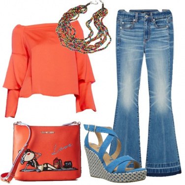 Outfit Il colore del tramonto