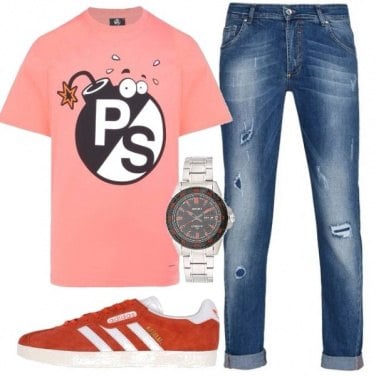 Outfit Jeans e allegria