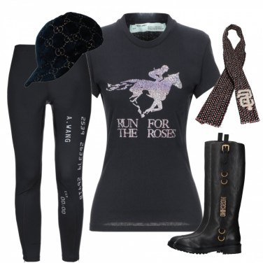 maglia adidas con cavallo