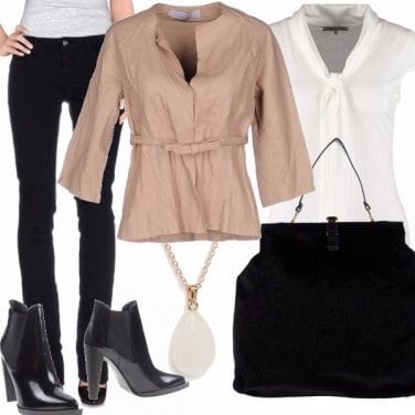 Outfit Pelle e pelliccia