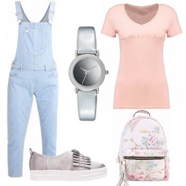 Outfit Salopette denim