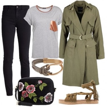 Outfit A spasso con il trench