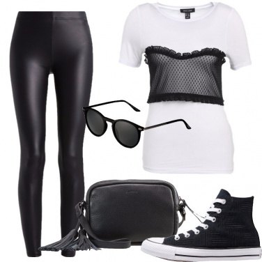Outfit Nero e bianco