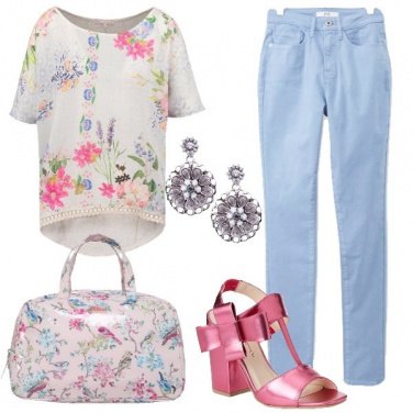 Outfit Floreale da giorno