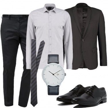 Outfit Cravatta a righe