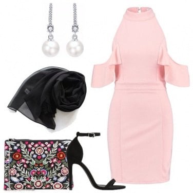 Outfit Il tubino rosa
