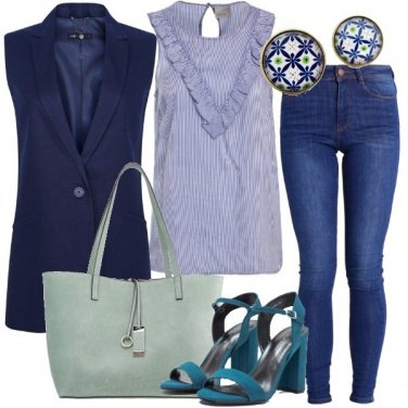 Outfit Sfumature di blu