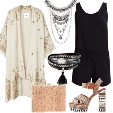 Outfit Sandalo multicolore