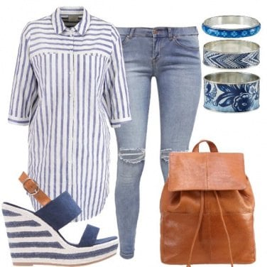 Outfit La camicia lunga