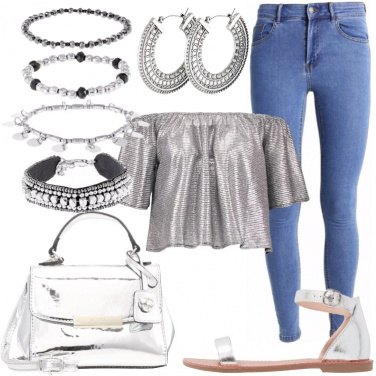 Outfit Argento vivo
