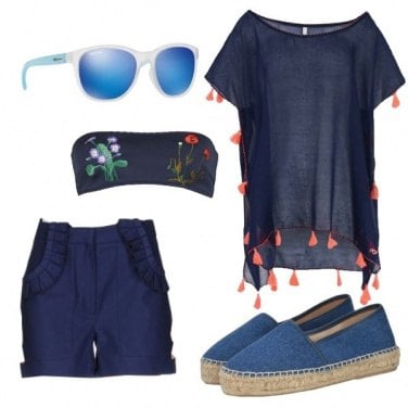 Outfit Blu mare
